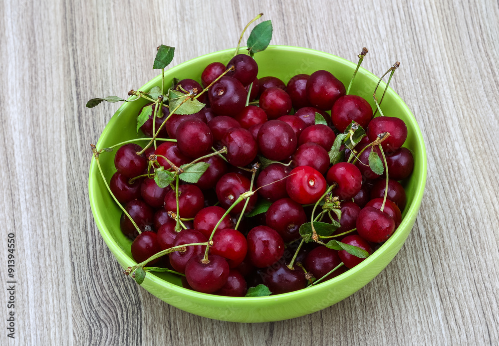 Cherry in the bowl