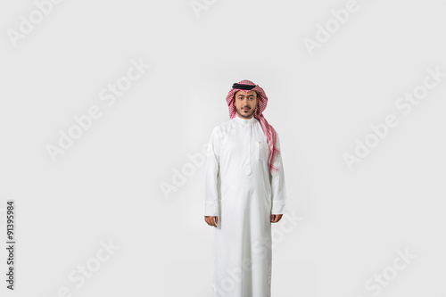 Portrait of Arab man. photo