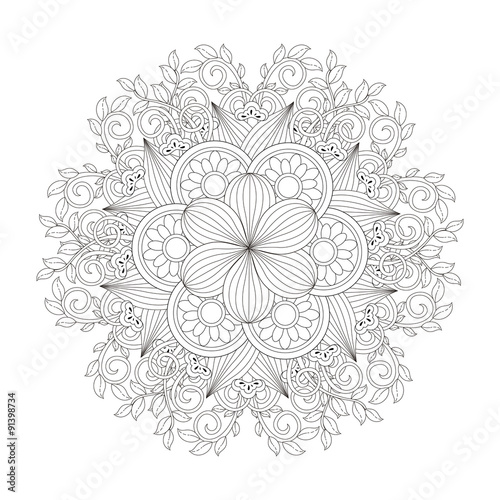 exquisite mandala pattern design