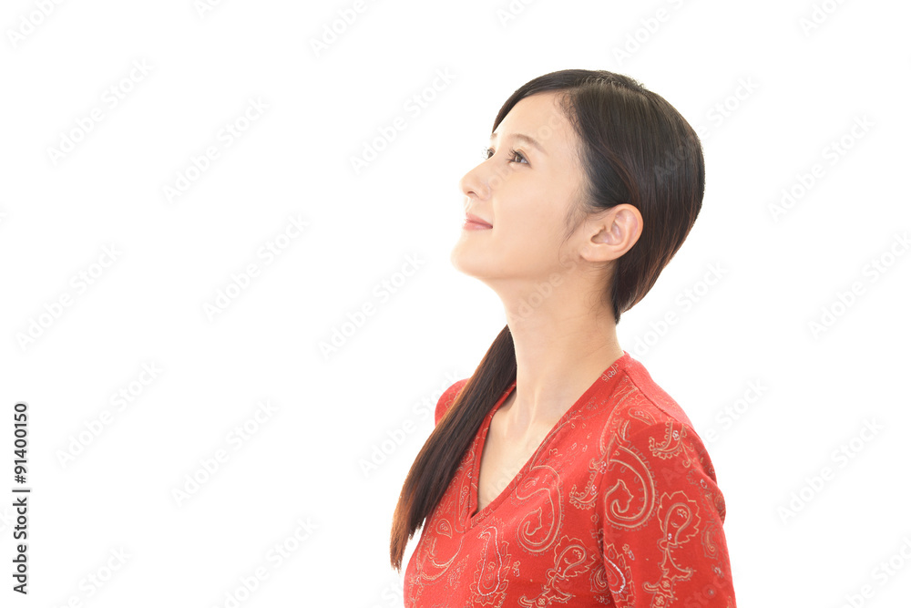 笑顔の女性 笑顔の女性