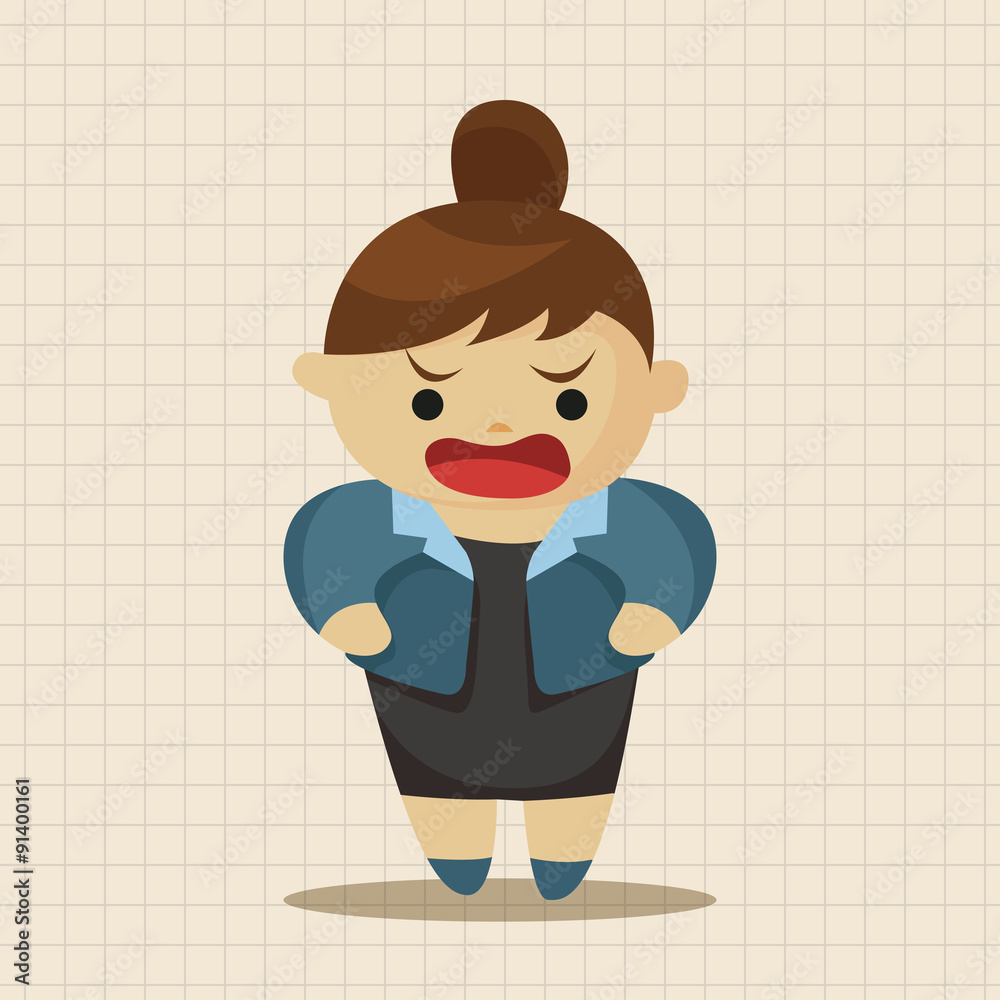 Office workers theme elements Office workers theme elements