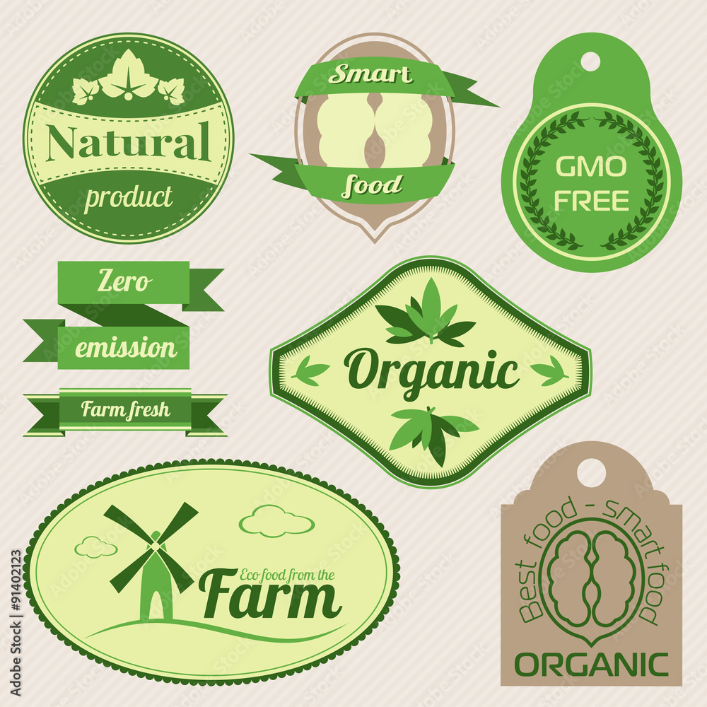 Organic labels and elements Organic labels and elements