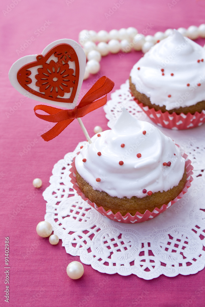cake on a pink background cake on a pink background