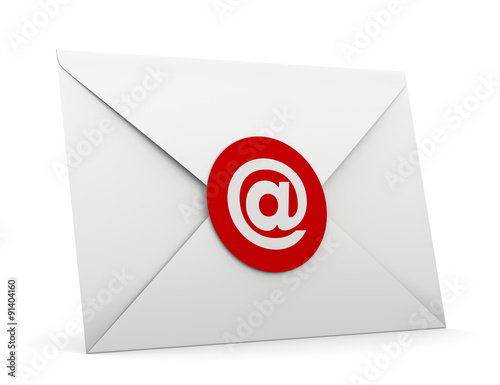 busta da lettera con adesivo E-MAIL