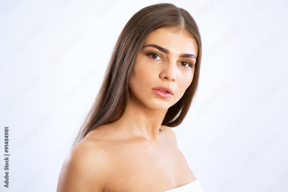 Beautiful face of young woman Beautiful face of young woman