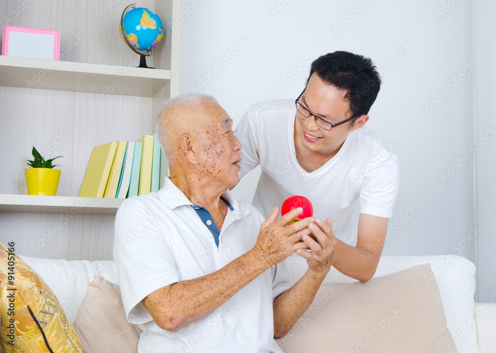 Fototapeta premium asian family