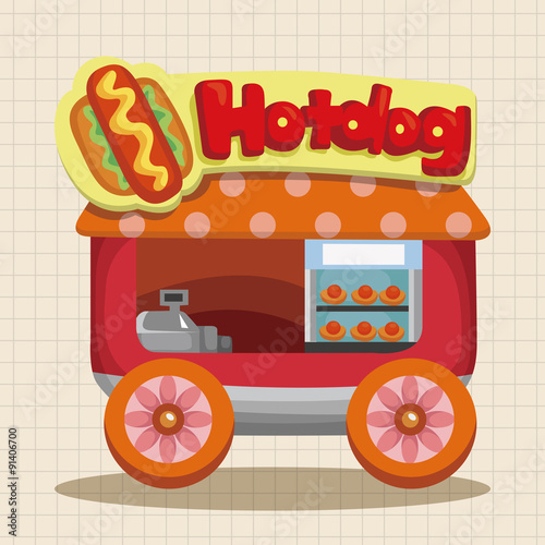 style dining car theme elements