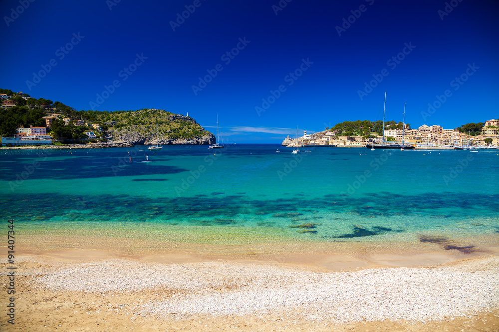 beautiful harbour of Port de Soller