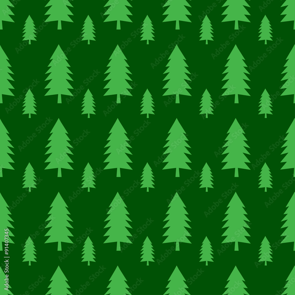 Forest seamless pattern background