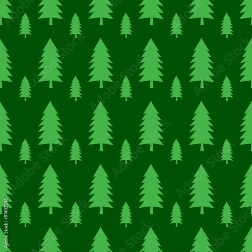 Forest seamless pattern background