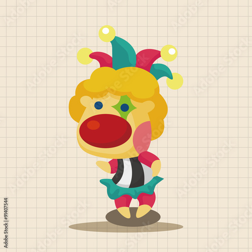 circus clown theme elements