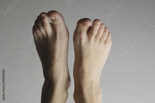 studio photography of a woman's feet