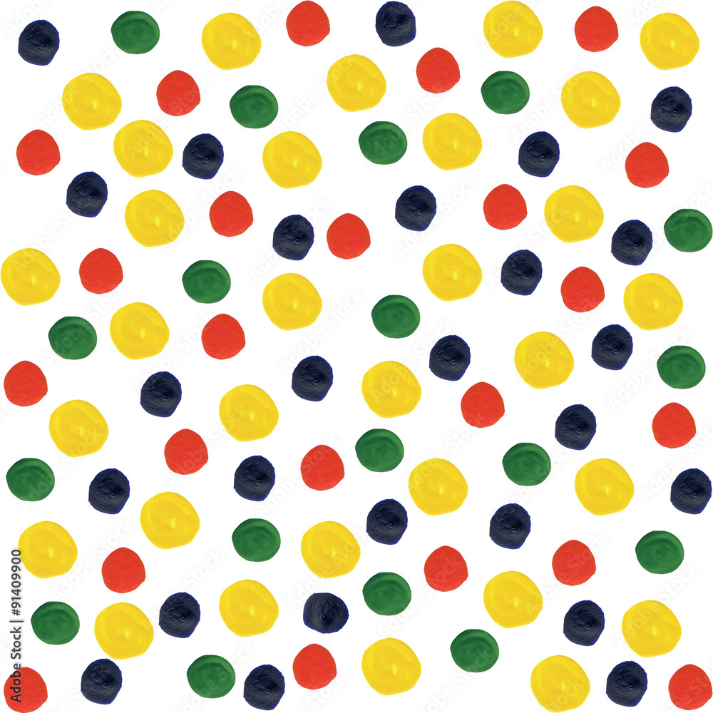 Background from multi-colored circles on a white background.. Background from multi-colored circles on a white background..