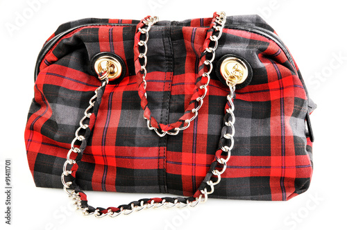 Female bag isolated on white