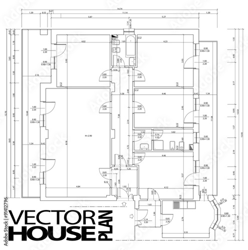 Vector House Plan