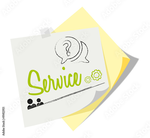 Post it | Notizzettel | Service