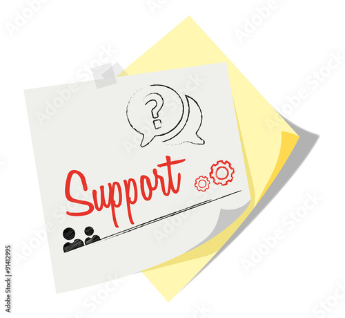 Post it | Notizzettel | Support