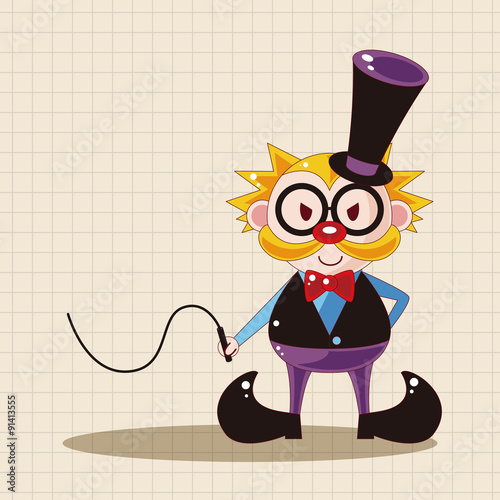 circus animal trainer theme elements