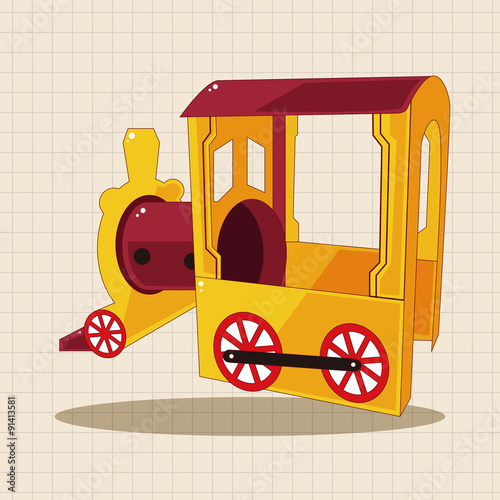 Amusement park facilities theme elements