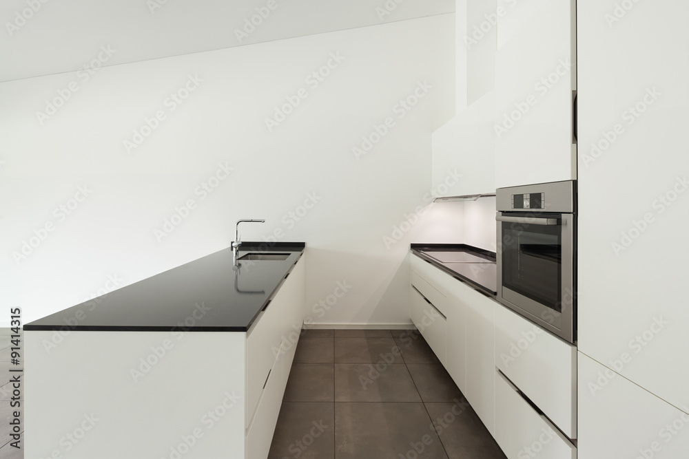 Interior, domestic kitchen Interior, domestic kitchen