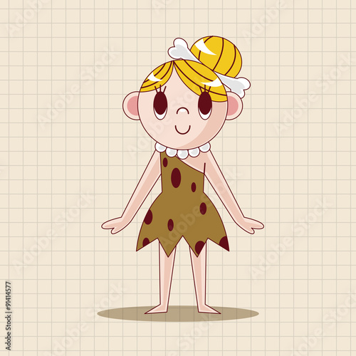 caveman theme elements