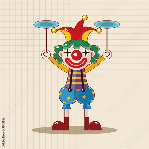 clowns theme elements