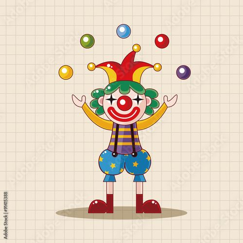 clowns theme elements