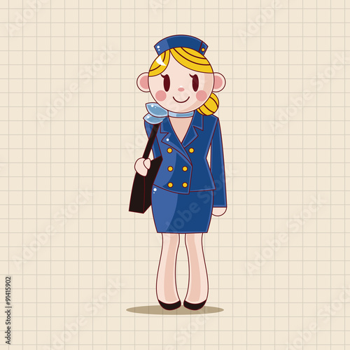 flight attendants theme elements