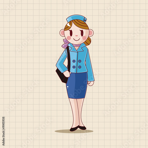 flight attendants theme elements