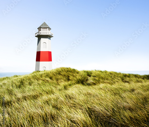 Rot/Weißer Leuchtturm