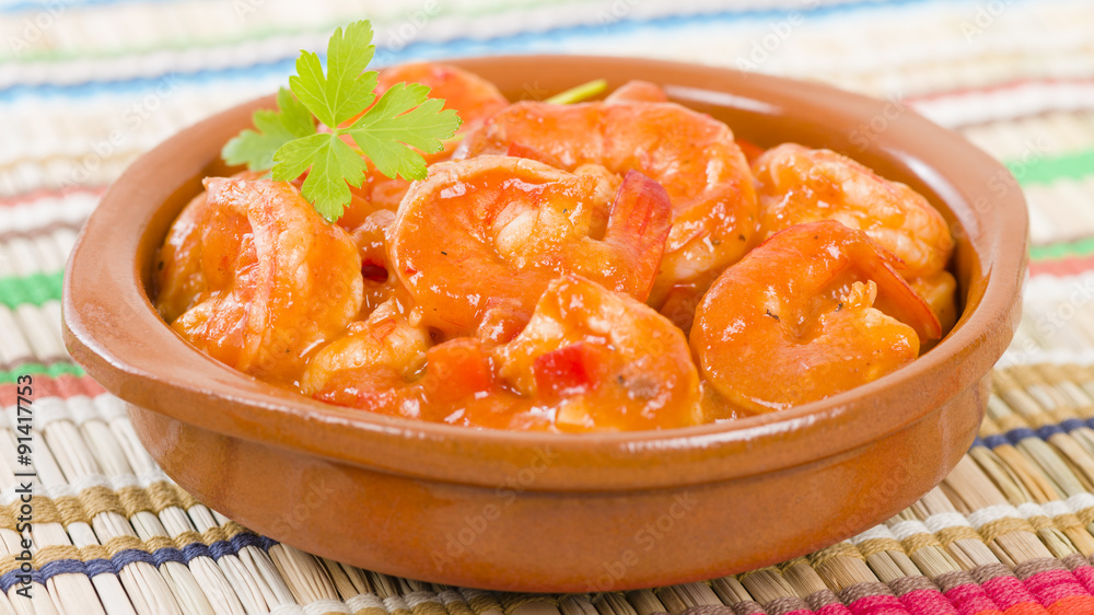 Camarones Enchilados - Cuban style shrimp in a tomato based sauce.
Camarones Enchilados - Cuban style shrimp in a tomato based sauce.