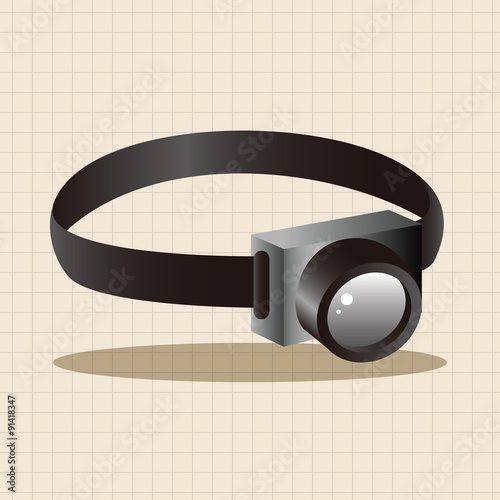 camping head light theme elements