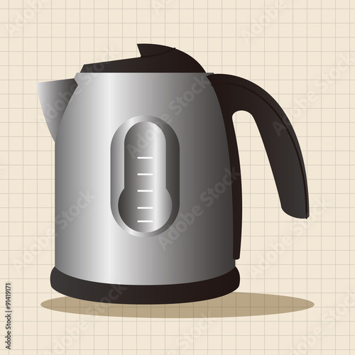 Home appliances theme electric thermos elements