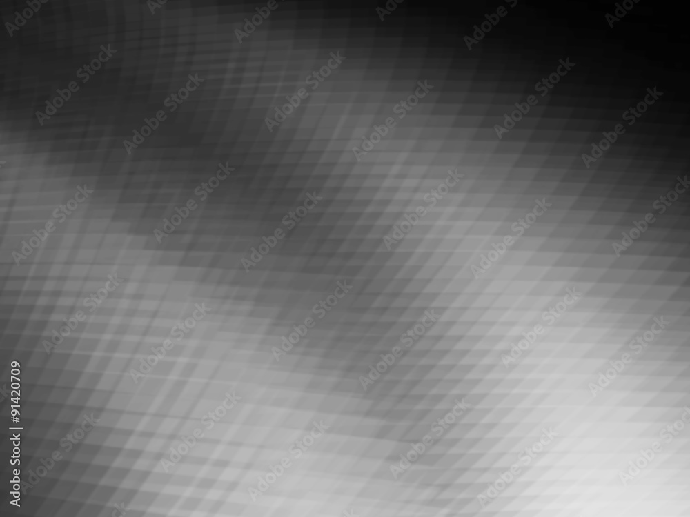 Abstract black and white grids background with motion blur effec