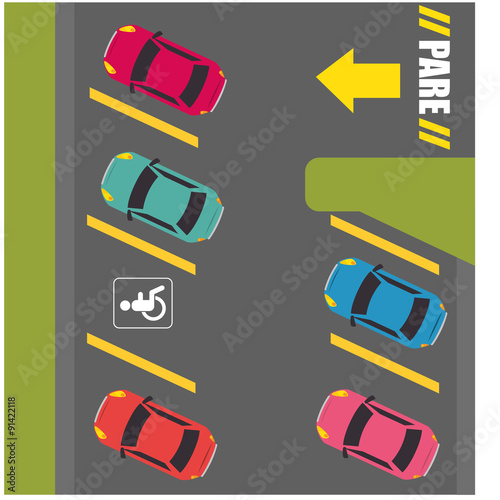 Parking or park zone design