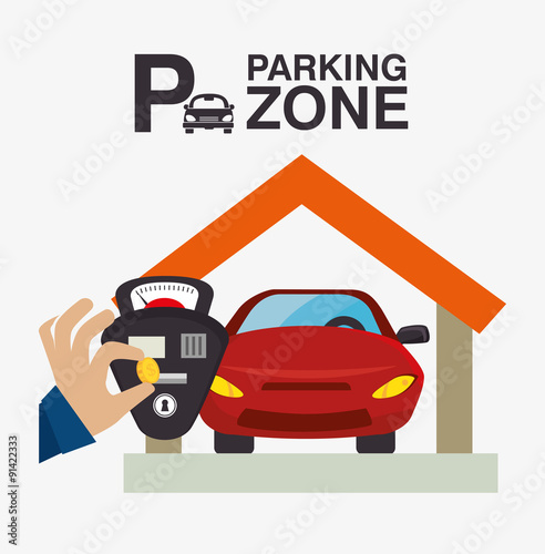 Parking or park zone design photo