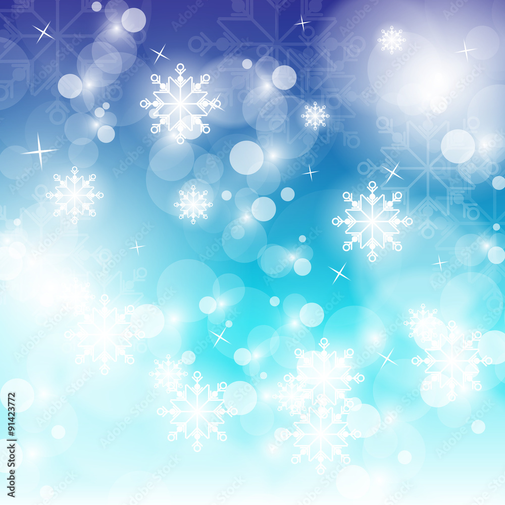 Christmas Background - Vector Illustration, Graphic Design