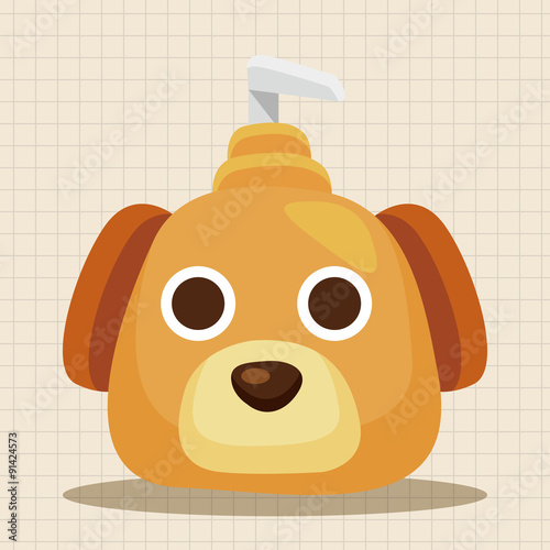 Pet shampoo theme elements