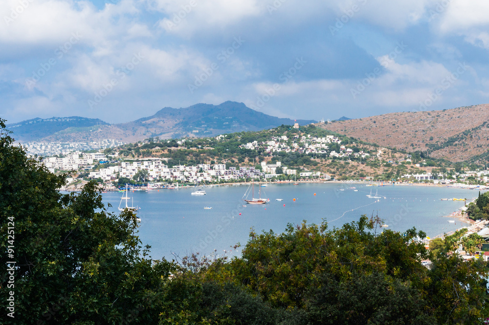 Bodrum town and harbor