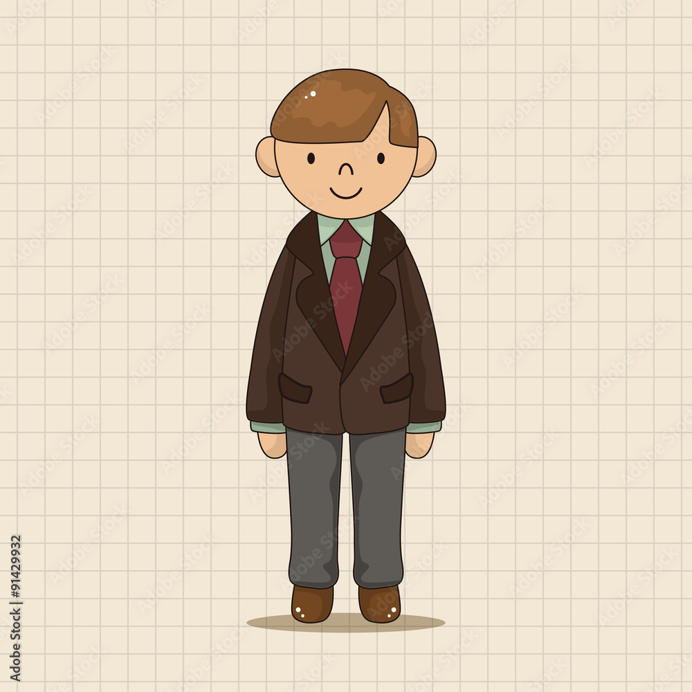 boy man cartoon theme elements vector,eps boy man cartoon theme elements vector,eps