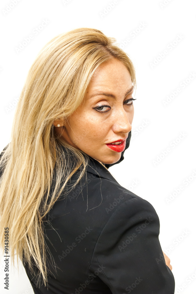 Young beautiful and sexy businesswoman Young beautiful and sexy businesswoman