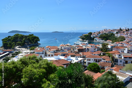 Beautiful view of Skiathos