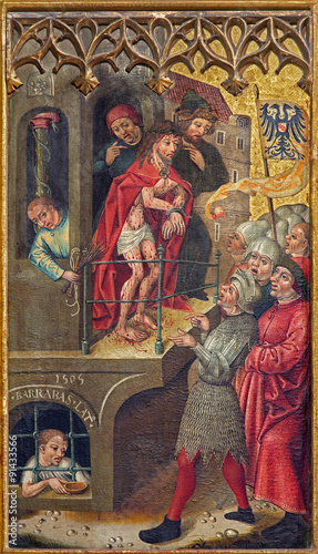 Neuberg and der Murz - Flagelsated Jesus for Pilate paint (1505)