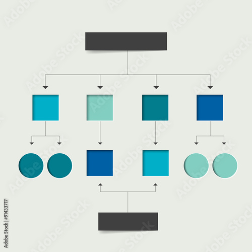 Flowchart scheme. Infographics chart element. Simply flat design.