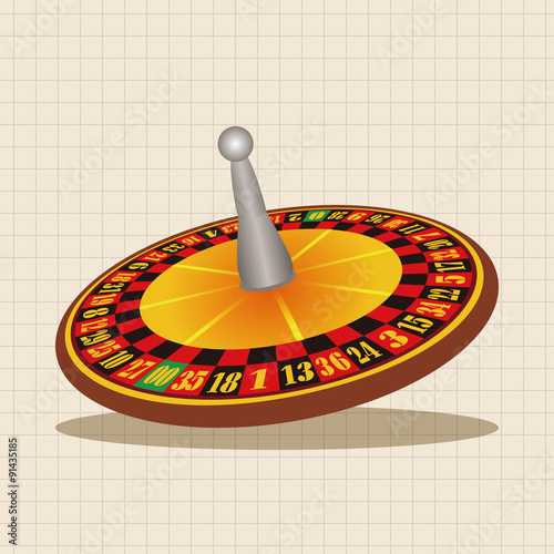 casino roulette theme elements