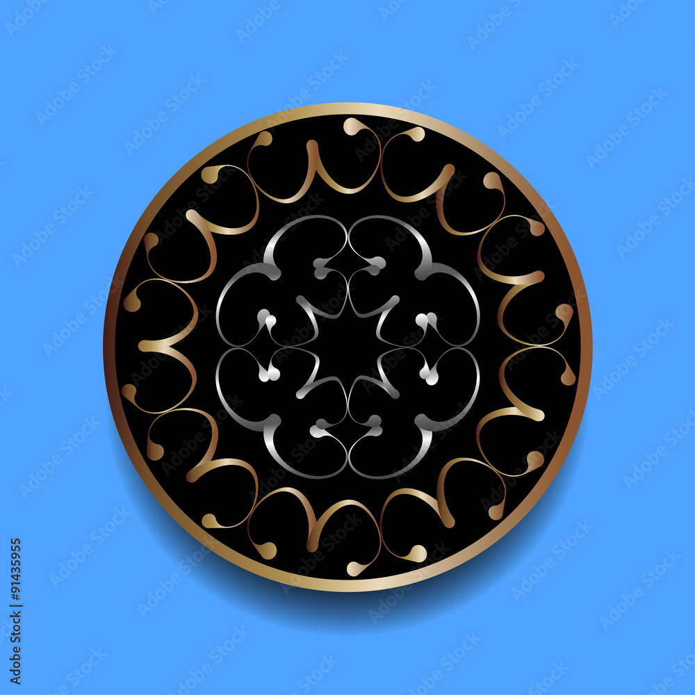 Round ornament pattern 