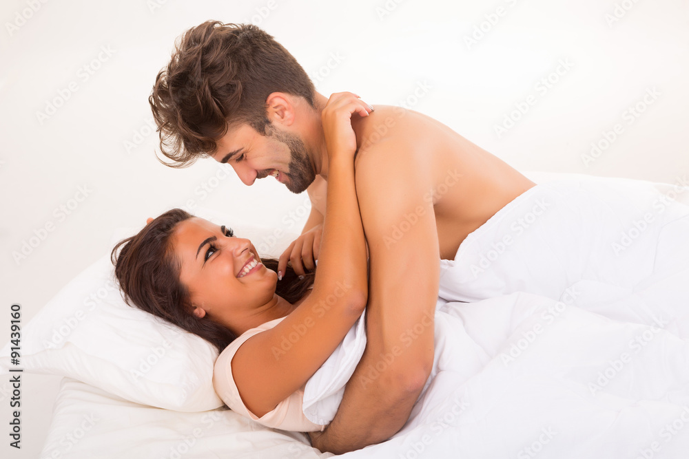 Couple in bed