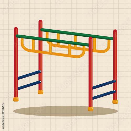 Amusement park facilities theme elements