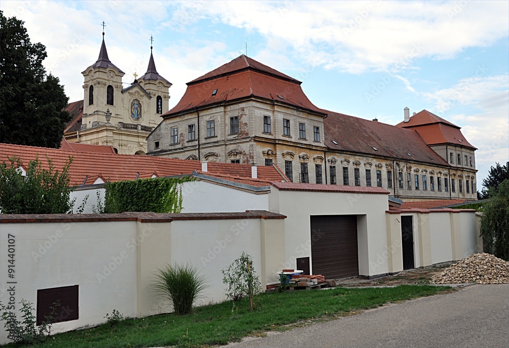 monastery Rajhrad, Czech Republic, Europe