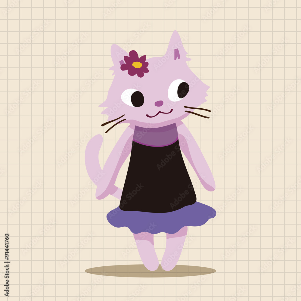 cat theme elements vector,eps cat theme elements vector,eps